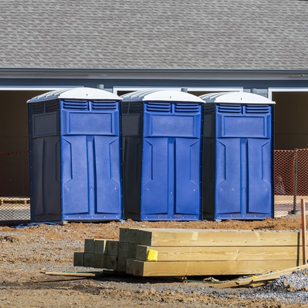 can i customize the exterior of the portable toilets with my event logo or branding in Realitos Texas